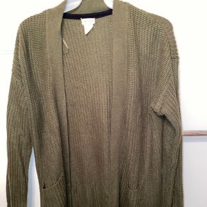 Green Cardigan